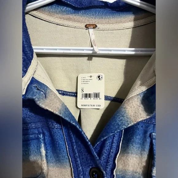 Free People | Ruby Shacket Oversized *Deep Sea Combo - Picture 2 of 10